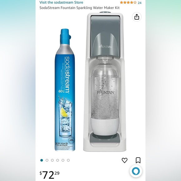 sodastream Kitchen Sodastream Fountain Sparkling Water Maker Poshmark